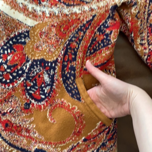 Moth/Anthropologie Swing Sweater with pockets, M - Picture 3 of 5